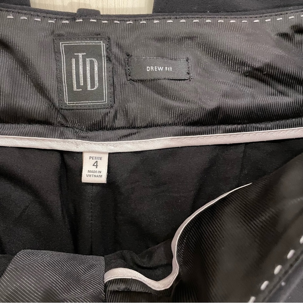 The Limited Drew Fit Black Flare Dress Work Pants - Picture 2 of 3